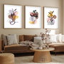Wallity Huhu227 Cuadros Decorativos de 3 Piezas 50 x 35 cm
